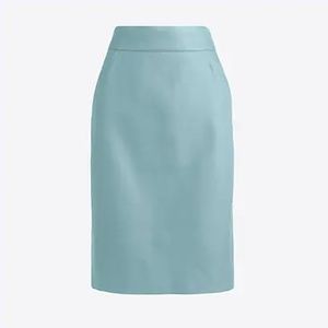 J. Crew Petite pencil skirt in double-serge cotton